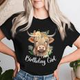Cow Birthday Girl Mother Girl Mama Woman Family Matching Women T-shirt Gifts for Her