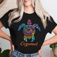 Cozumel Sea Turtle Family Vacation Summer 2024 Women T-shirt Gifts for Her
