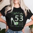 Crafted 53 Years Ago 53Rd Birthday 53 Years Old Woman Queen Women T-shirt Gifts for Her