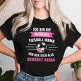 Crazy Football Mum Footballer T-shirt Frauen Geschenke für Sie