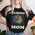 Cubing Mom Speed Cubing Math Lovers Women T-shirt Gifts for Her