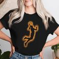 Cute Basketball Player Print Girls Basketball Women T-shirt Gifts for Her