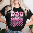 Dad And Mom Of The Birthday Girl Doll Family Party Decor Women T-shirt Gifts for Her