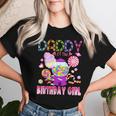 Daddy Of The Birthday Girl Candyland Candy Birthday Women T-shirt Gifts for Her