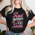 Darts Girl Vintage Real Play Darts Women T-shirt Gifts for Her