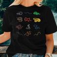 Different Types Of Snakes Boys Girl Educational Serpent Women T-shirt Gifts for Her