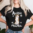 Dog Mama For Australian Shepherd Aussie Mom T-shirt Frauen Geschenke für Sie