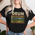 Drum Family Name Last Name Drum Women T-shirt Gifts for Her