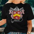 Duncan Coat Of Arms Surname Last Name Family Crest Women T-shirt Gifts for Her