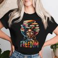 Education Is Freedom Black Teacher Books Black History Month Women T-shirt Gifts for Her