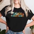 Embrace Neurodiversity Autism Awareness Hippie Groovy Brain Women T-shirt Gifts for Her