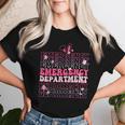 Emergency Department Er Nurse Bunny Easter Day Er Nurse Life Women T-shirt Gifts for Her