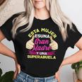 Esta Es Una Gran Madre Y Una Super Abuela Cuello Camiseta de mujer Regalos para ella