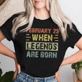 February 29 Birthday For Girls Cool Leap Year Women T-shirt Gifts for Her