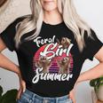Feral Girl Summer Vintage Feral Girl Summer Raccoon Women T-shirt Gifts for Her