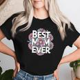 Fête Des Mères D'anniversaire Pour Maman King Of Mom Mignon Floral T-shirt femme Cadeaux pour elle