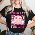 Field Day Fun Day Field Trip Retro Groovy Teacher Student Women T-shirt Gifts for Her