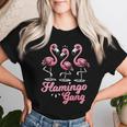 Flamingo Gang Lustiges Flamingo Urlaubs Und Jga T-shirt Frauen Geschenke für Sie