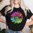 Free Mom Hugs Lgbt Pride Mom Daisy Rainbow Flower Mother Day Women T-shirt Gifts for Her