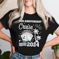 Our Anniversary Cruise 2024 Husband Wife Couple Trip Women T-shirt Gifts for Her