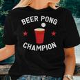 Beer Pong Champion Vintage Women T-shirt Gifts for Her