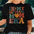 Game Day Softball Lover Retro In My Softball Mom Era Women T-shirt Gifts for Her