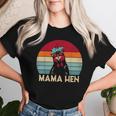 Mama Hen Chicken Mom Chicken Pajamas Retro Women T-shirt Gifts for Her