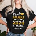 Proud Grandma Of A Class Of 2024 5Th Grade Graduate Women T-shirt Gifts for Her