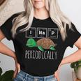 Science I Nap Periodic Table Meme Meh Sea Turtle Women T-shirt Gifts for Her