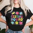 Teacher Test Day Motivational Teacher Testing Squad Women T-shirt Gifts for Her