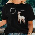 Total Solar Eclipse 2024 Llama Woah Men Women T-shirt Gifts for Her