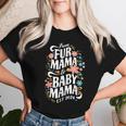 From Fur Mama To Baby Mama Est 2024 Katzenbesitzer Mama Schwanger T-shirt Frauen Geschenke für Sie