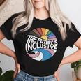 The Future Is Inclusive Lgbt Pride Month Flag Rainbow Women T-shirt Gifts for Her