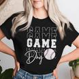Game Day Vibes Girls Mom Baseball Life Women T-shirt Gifts for Her