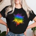 Gay Flag Pride Rainbow Top Exploding Love Lgbtq Flag Women T-shirt Gifts for Her