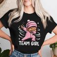 Gender Reveal Party Team Girl Baby Announcement Women T-shirt Gifts for Her