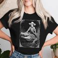 Girl Riding Alligator Weird Florida Crocodile Meme Women T-shirt Gifts for Her