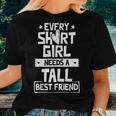 Short Girl Tall Best Friend Buddy Friends Friendship Women T-shirt Gifts for Her