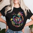 Girls Weekend Girls Trip Beach Vibes 2024 Women T-shirt Gifts for Her