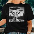 Goat Selfie With Ufos Alien Goat Ufo For Kid Women T-shirt Gifts for Her