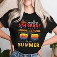 Goodbye 5Th Grade Graduation To Middle School Hello Summer Women T-shirt Gifts for Her