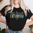 Grammy One Loved Grammy Mother's Day Women T-shirt Gifts for Her