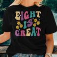 Groovy Eight Is Great 8Th Awesome Birthday Party Girl Boy Women T-shirt Gifts for Her