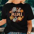 Groovy Mimi Retro Flowers Mother's Day Grandma Women T-shirt Gifts for Her