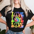 Groovy Tie Dye Love Retro 70'S Hippie Vintage 70S Costume Women T-shirt Gifts for Her