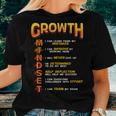 Growth Mindset Teacher Classroom Brain Motivation Women T-shirt Gifts for Her