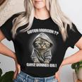 Guten Morgen Ganz Dünnes Eis Cats Coffee T-shirt Frauen Geschenke für Sie