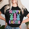 Happy Easter Bunny Rabbit Easter Day Girls Women T-shirt Gifts for Her