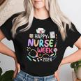 Happy National Nurses Nurse Appreciation Week Women T-shirt Gifts for Her