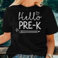 Hello Pre K Teacher Women T-shirt Gifts for Her